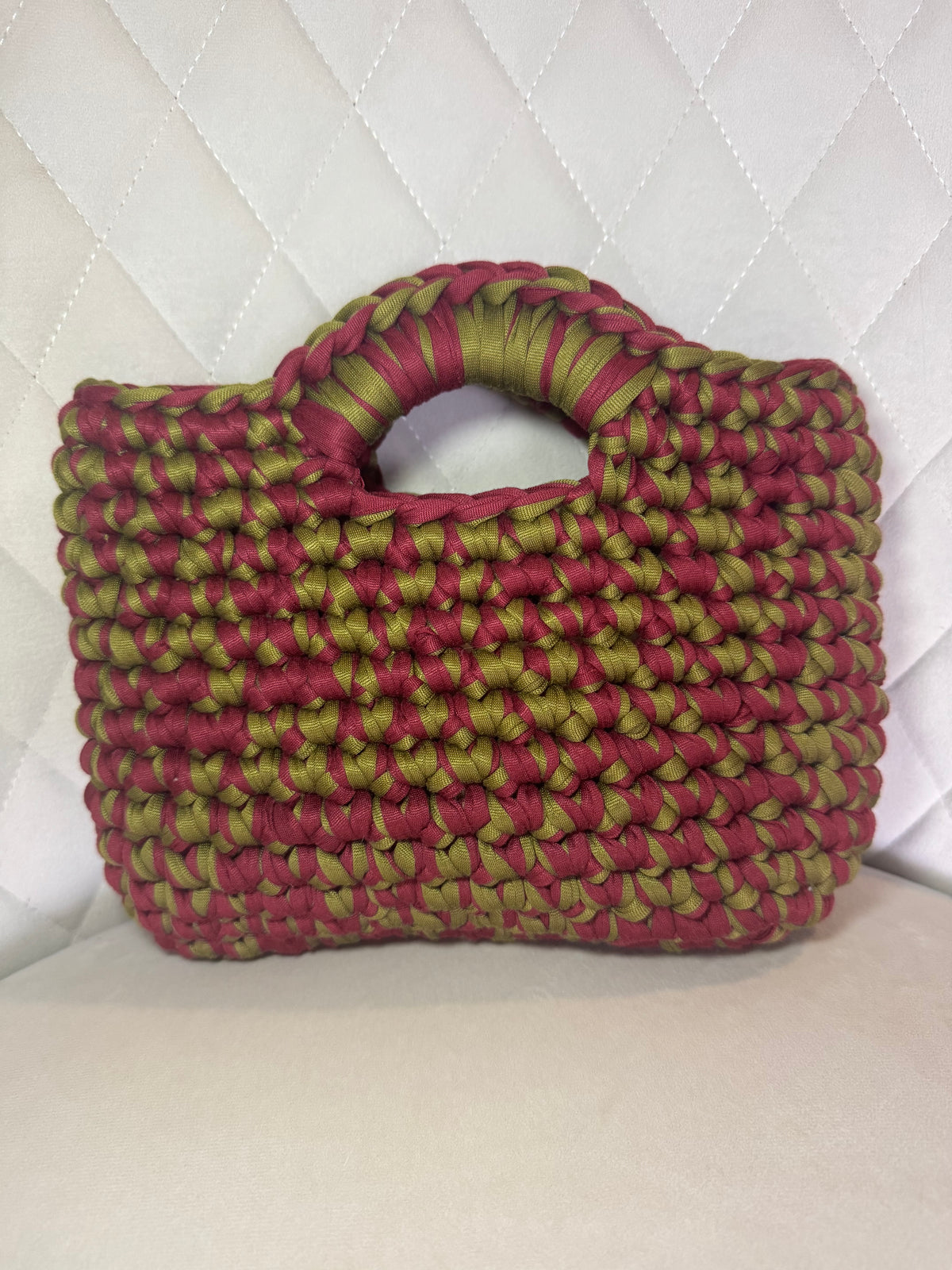 Luna Mini - Olive Burgundy